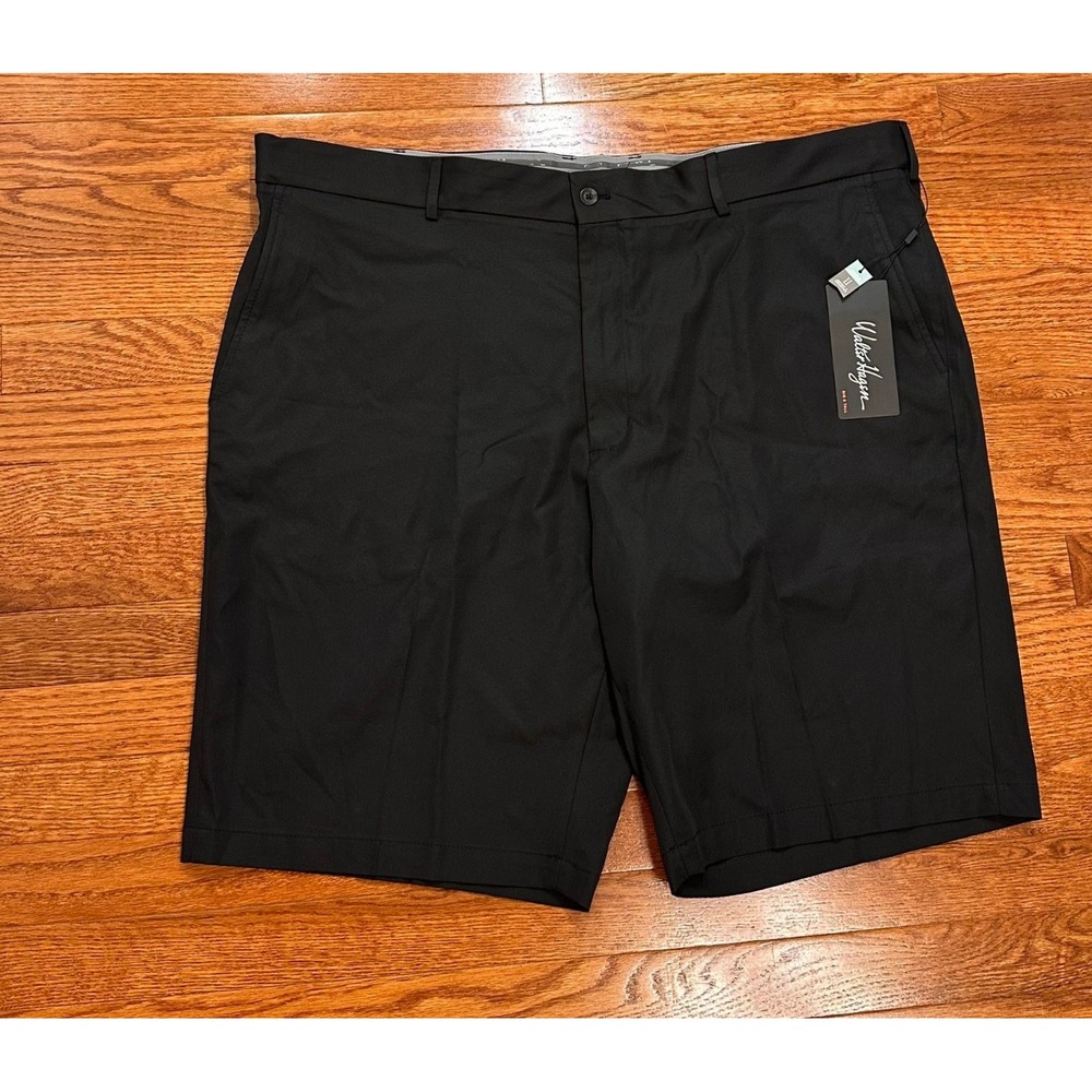 New Walter Hagen Performance Golf Shorts Mens 44 Black 10" Gripper Waistband‎